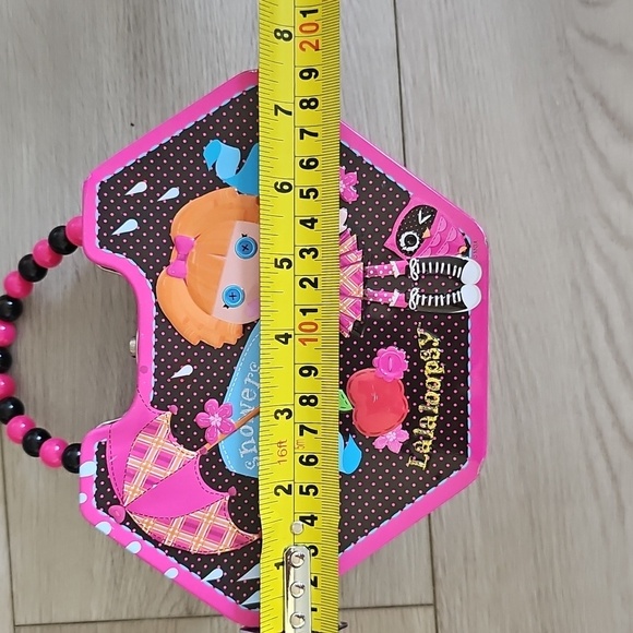 Lalaloopsy Diamond Tin Carry All Lunch Box With Beaded Handle - Picture 11 of 13